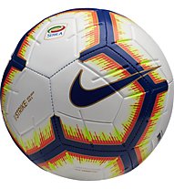 Nike Serie A Strike - pallone da calcio, White/Black/Orange