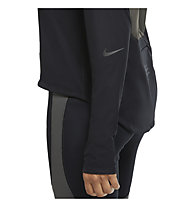 Nike Shield Run Division W's Running - maglia running - donna, Black/Grey