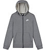 Nike Sportswear Club - felpa con cappuccio - ragazzo, Grey/White