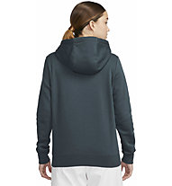 Nike Sportswear Club Fleece Premium Essential W - felpa con cappuccio - donna, Green
