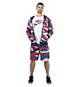Nike Sportswear Club Full-Zip French Terry Hoodie - felpa con cappuccio - uomo, Blue/Red/Grey