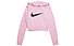 Nike Sportswear Cropped Hoodie - felpa con cappuccio - donna, Pink