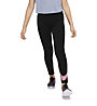 Nike Sportswear Favorites Swoosh - pantaloni fitness - ragazza, Black/Pink