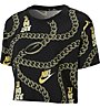 Nike Sportswear Glam Dunk Crop Tee - T-Shirt - Damen, Black