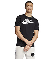 Nike Sportswear Icon Futura - Trainingsshirt - Herren, Black/White