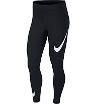 Nike Sportswear Leg-A-See Swoosh - pantaloni fitness - donna, Black