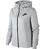 Nike Sportswear Optic Fleece - giacca con cappuccio fitness - donna, Grey
