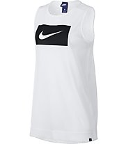 Nike Mesh Tank - canotta fitness - donna, White