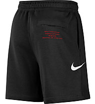 Nike Sportswear Swoosh French Terry - patnaloni corti - uomo, Black
