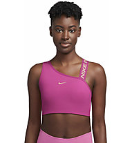 Nike Swoosh W - reggiseno sportivo medio sostegno - donna, Pink