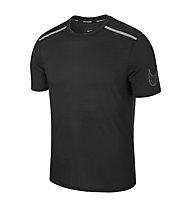 Nike Tailwind Short-Sleeve Graphic Running Top - T-Shirt - Herren, Black