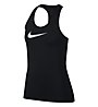Nike Tank All Over Mesh - top fitness - donna, Black