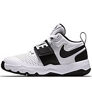 Nike Team Hustle D8 (GS) - scarpe da basket - bambino, White/Black