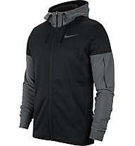 Nike Therma Men's Full-Zip Training - Kapuzenjacke - Herren, Black/Grey