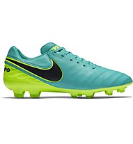 Nike Tiempo Legacy II FG - scarpe da calcio, Clear Jade/Black Volt