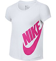 Nike Girls' Futura Training T-Shirt fitness bambina, White