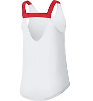 Nike W Breathe Training Tank - Top - Damen, White/Red