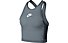 Nike Air Miler Crop - top running - donna, Grey