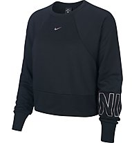 Nike Dry Get Fit Fleece Training - felpa - donna, Black
