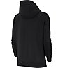 Nike Sportswear Essential Fleece - felpa con cappuccio - donna, Black