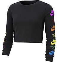 Nike Sportswear Women's Long-Sleeve - Langarmshirt - Damen, Black