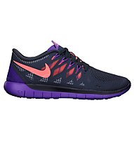 Nike Free 5.0 - Laufschuh - Damen, Dark Blue/Purple