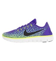 Nike Free Run Distance 2 W - Neutral-Laufschuhe - Damen, Purple/Yellow