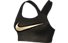 Nike Pro Classic Swoosh Gold Graphic - reggiseno sportivo - donna, Black