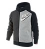 Nike YA76 giacca con cappuccio ragazzo, Black/Black Heather/Grey