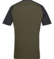 Norrona Equaliser Lightweight - T-shirt - uomo, Dark Green/Dark Blue