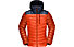 Norrona Lyngen Down850 Hood - giacca in piuma con cappuccio - uomo, Orange/Blue