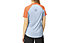 Norrona Senja Equaliser Lightweight Ws - T-shirt - donna, Orange/Light Blue
