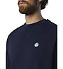 North Sails Crewneck W/Logo - Pullover - Herren, Dark Blue