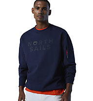 North Sails Crewneck W/Logo - Pullover - Herren, Dark Blue