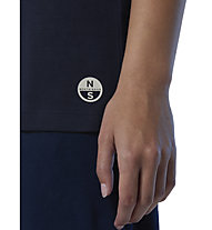 North Sails S/S W/Logo - Poloshirt - Damen, Dark Blue