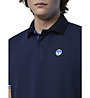 North Sails SS W/LOGO - polo - uomo, Dark Blue