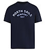 North Sails SS W/Graphic - T-Shirt - Herren, Dark Blue