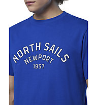 North Sails SS W/Graphic - T-Shirt - Herren, Blue