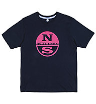 North Sails SS W/Graphic - T-Shirt - uomo, Blue