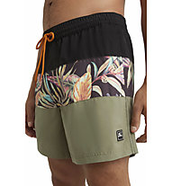 O'Neill Cali Block 15 M - Badehose - Herren, Black/Green