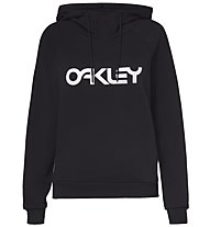 Oakley W 2.0 Fleece - felpa con cappuccio - donna, Black/White