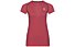 Odlo BL Top Crew Neck Ceramicool - maglia running - donna, Red