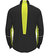 Odlo Enqvik - giacca sci da fondo - uomo, Black/Yellow