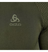 Odlo Performance Warm Eco Baselayer - maglietta tecnica a manica lunga - uomo, Dark Green