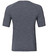 Odlo Revolution TW Warm Shirt SS crew neck, Grey Melange