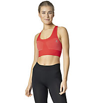 Odlo Seamless Medium (Cup B) - reggiseno sportivo medio sostegno - donna, Red