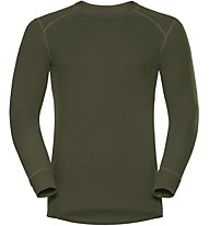 Odlo Set Shirt l/s Pants WARM - Sportunterwäsche-Komplet, Green