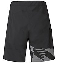 Odlo Morzine - pantaloni corti bici - uomo, Black/Grey