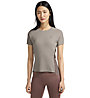 On Performance-T - maglia running - donna, Brown
