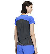 On Performance-T W - maglia running - donna, Blue/Black